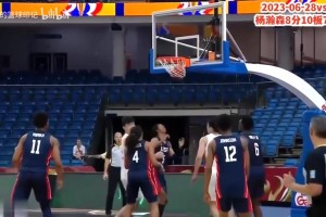 黃金一代！楊瀚森U19對陣美國隊8分10板7助6蓋帽集錦！