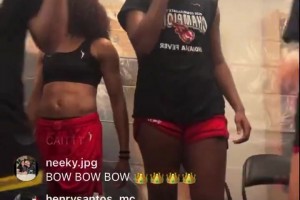 WNBA的妹子真會玩！狂熱隊奪得總裁杯后，對著鏡頭扭臀慶祝！